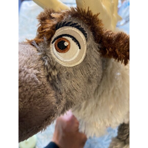 Authentic Disney Frozen Sven Plush Stuffed Reindeer Toy 16" With Antlers & Patte - Picture 4 of 7